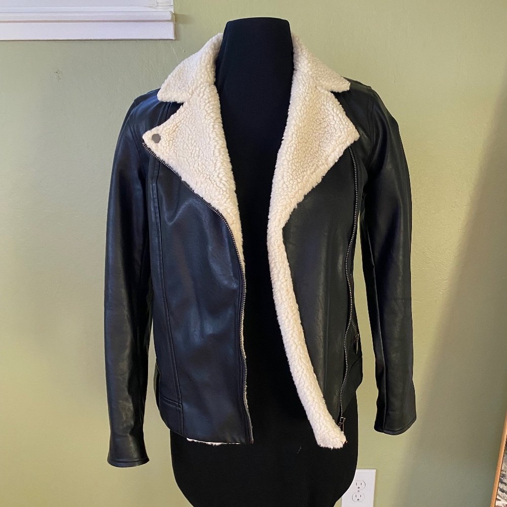 Old Navy Faux-Leather Moto Jacket